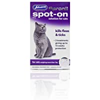 PET-119104 Desparasitante para gatos Johnsons Fipronil Spot On Cat (15wk)
